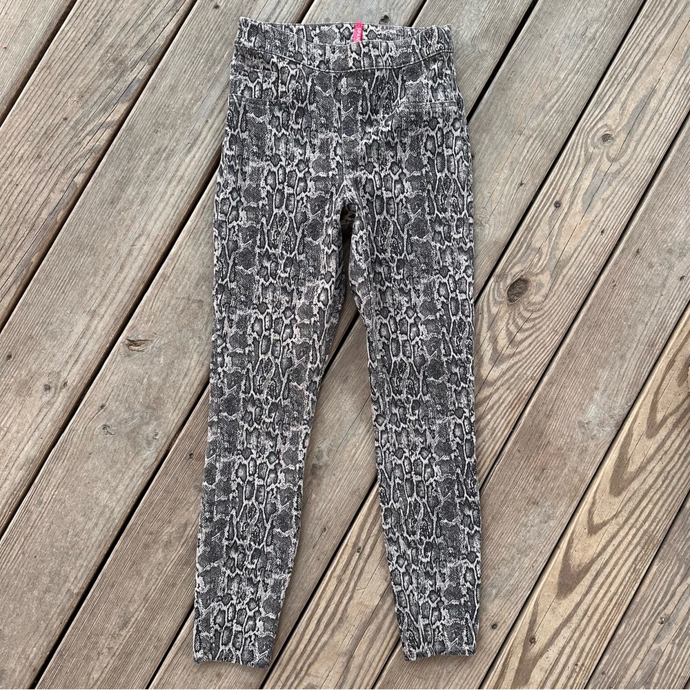 Spanx Python Jeanish Legging Printed Snake Patter… - image 3